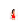 Nuisette, encolure en V, dentelle base et encolure 